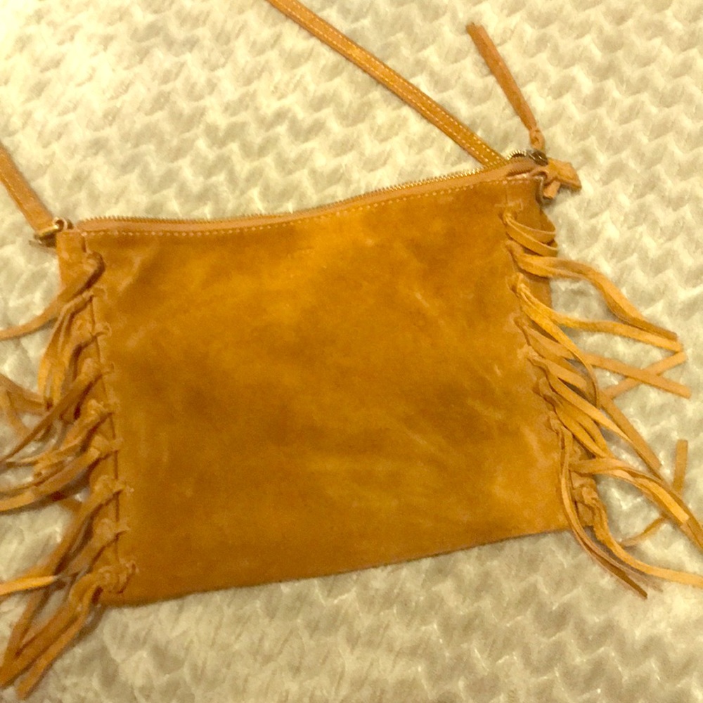 Suede purse lightly used